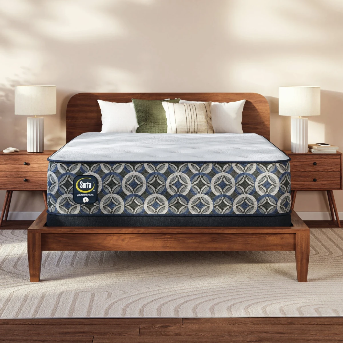41f546f5a9ecf49ee821c209154b4c9d Perfect Sleeper Innerspring Mattress Cascade Canyon Plush 13.5” - Plush 13.5" / Queen - Image 1