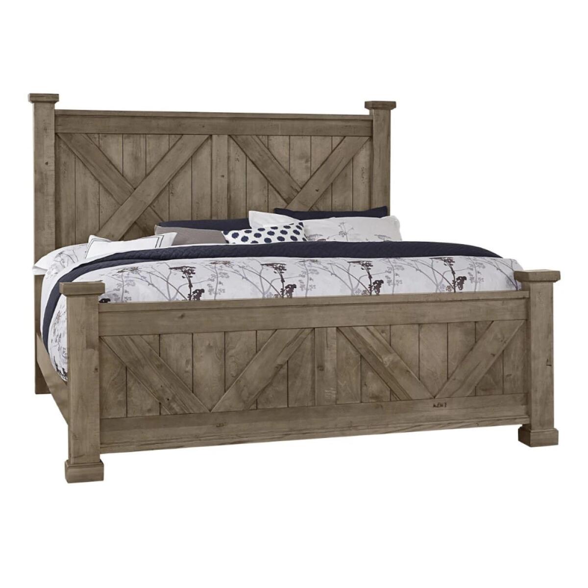4e130755c25f3ca81fc6f01d221d9e95 X Bed With X Footboard - Image 1