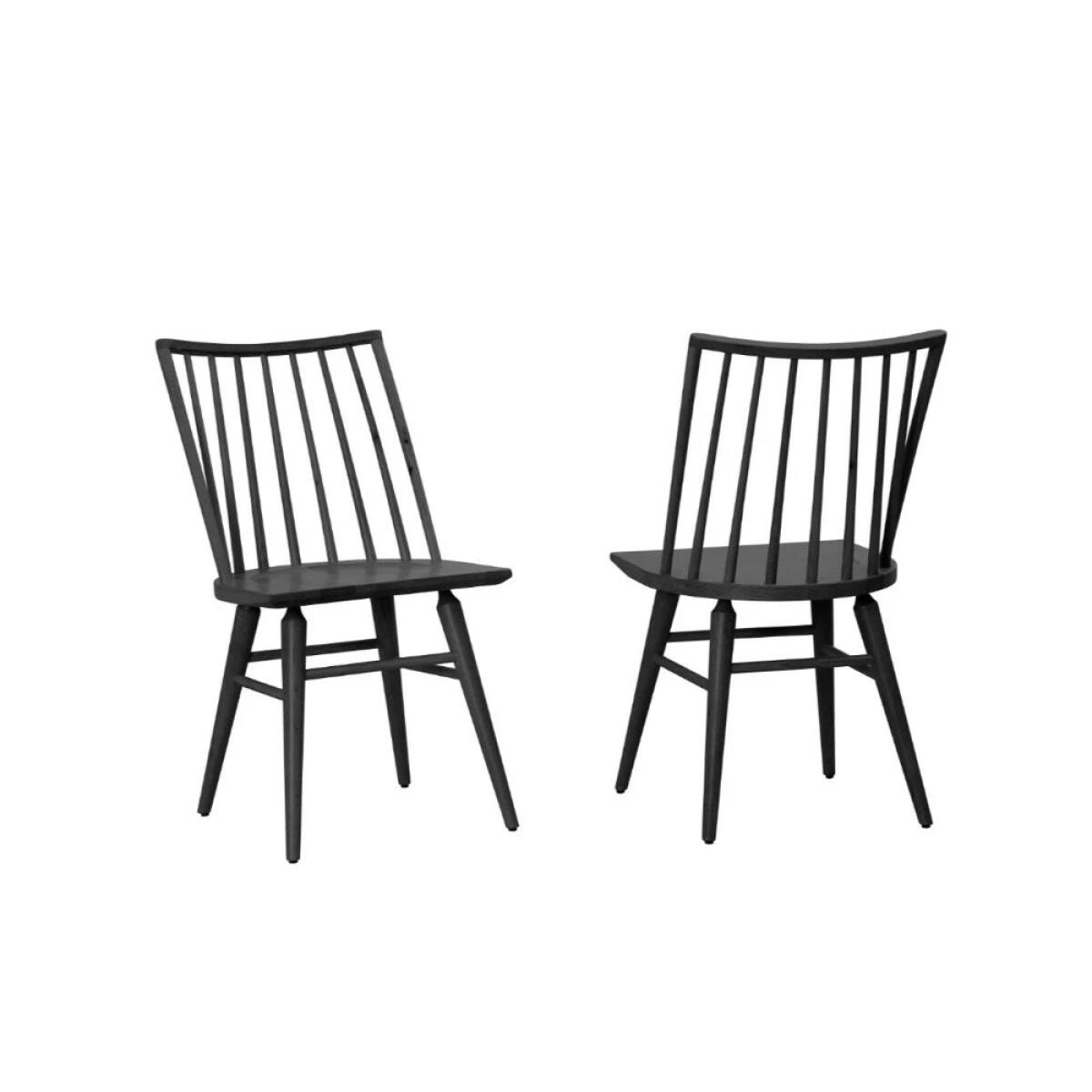 61f21c276463a68789b2c1ac1a8c2031 Black Spindle Side Chair - Image 1