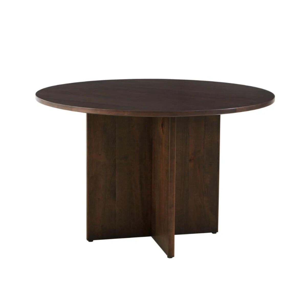 6de07565fab913c864e2d29ed113c532 60 Inch Round Table W/ Wood Base - Image 1