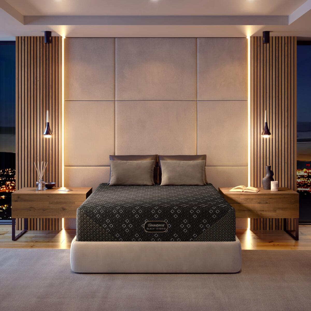 9123e3a48ca86aad27233aeba08b2c36 Beautyrest Black Hybrid Xcs Series Three Medium - Split Head Queen - Image 1