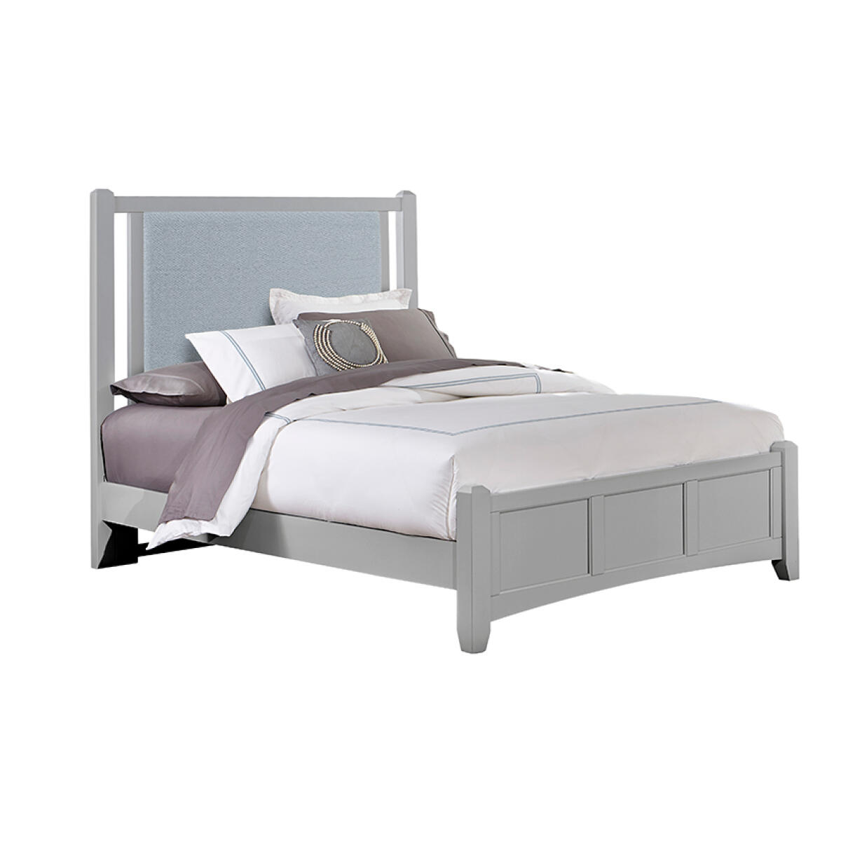 924db879c4e26b8a555d9cfa780180b7 Blue Upholstered Bed - Image 1