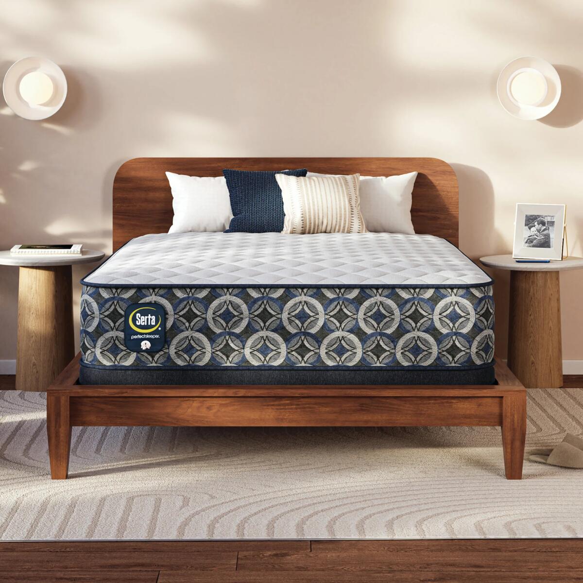 947ac8ebee205bb1a35b27022fea73d1 Perfect Sleeper Innerspring Mattress Cascade Canyon Firm 13” - Firm 13" / Cal King - Image 1