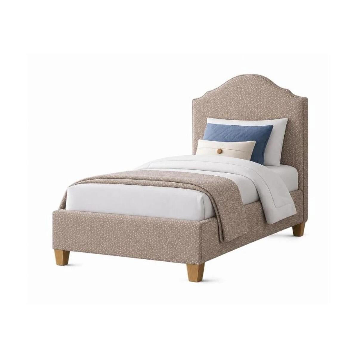 a86d0eef1b7fa2c73af260b38495e5c2 Tide & Timber Tan Antelope Twin Upholstered Bed - 830/831/833/834/835-331T - Image 1