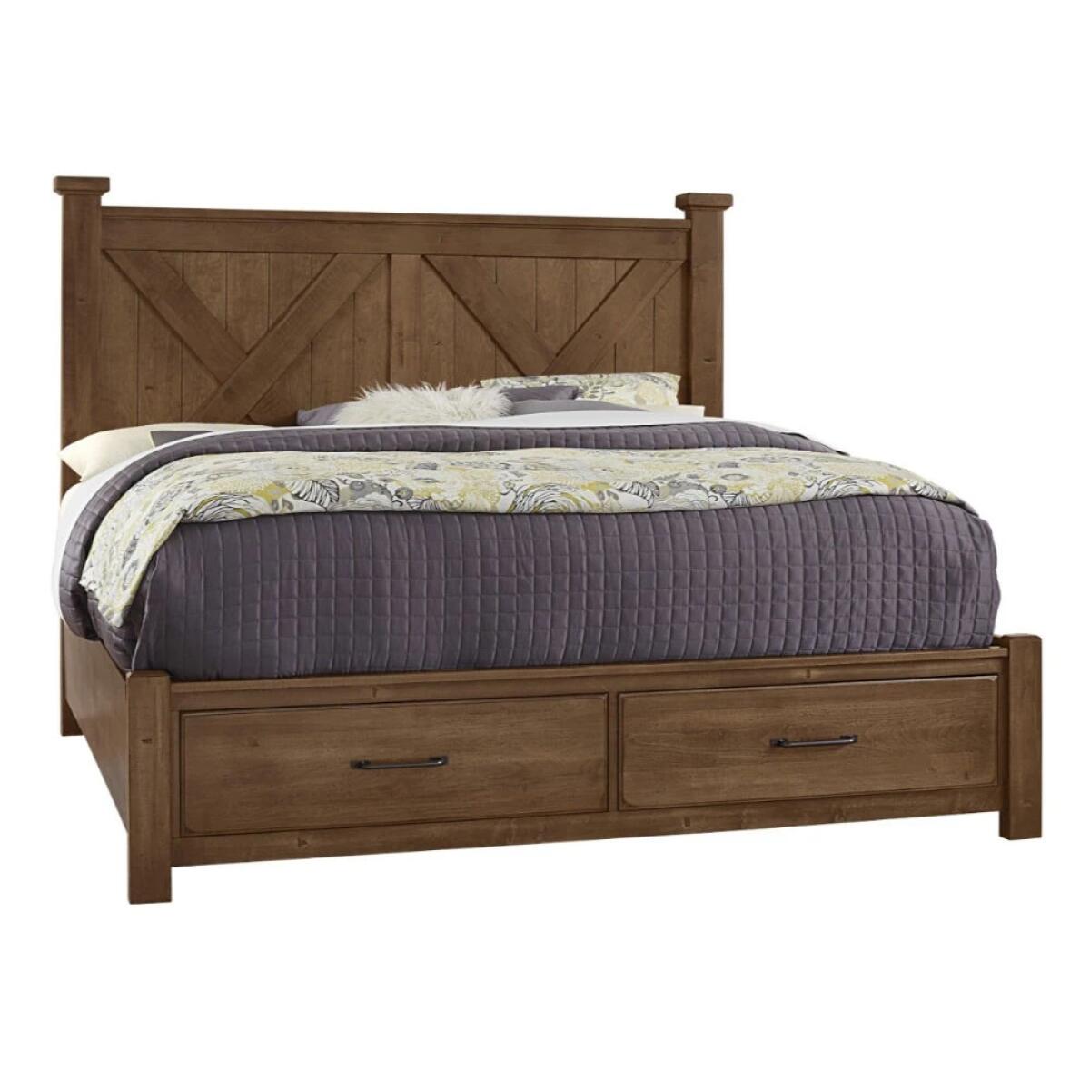 c308e26d23654eb9b14fdb1d8055f67e X Bed With Footboard Storage - Image 1