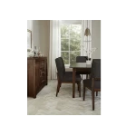 Upholstered Side Chair Black Fabric - Image 4