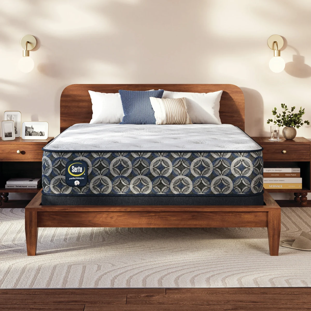 cfd826ccb4dafba639945ebbc0641f0b Perfect Sleeper Innerspring Mattress Cascade Canyon Medium 13” - Medium 13" / Queen - Image 1