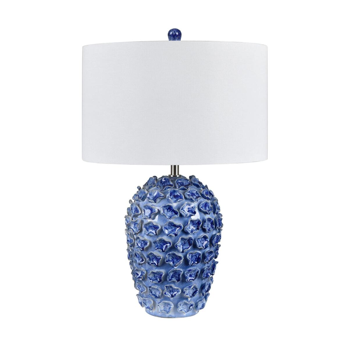 d1ff1c6001a43c213d39ee20d09877ba Blue Ellis Table Lamp - Image 1