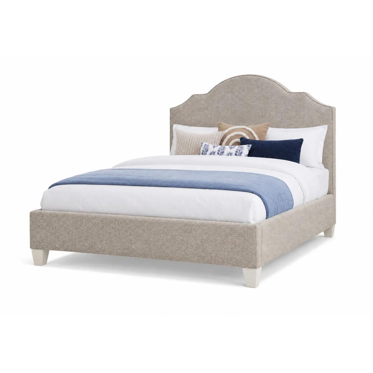 d22bdaf9f1f88b2bc3cfb3251d01b68c Tide & Timber King Tan Antelope Upholstered Bed - 830/831/834/835-661T - Image 1