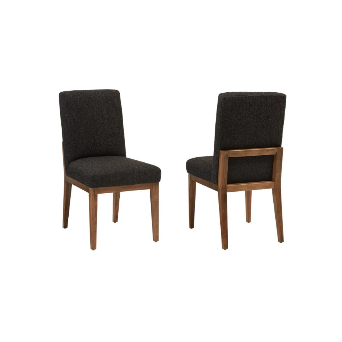 d2b1675ee6eb9c03468cff1fa8304d52 Upholstered Side Chair Black Fabric - Image 1