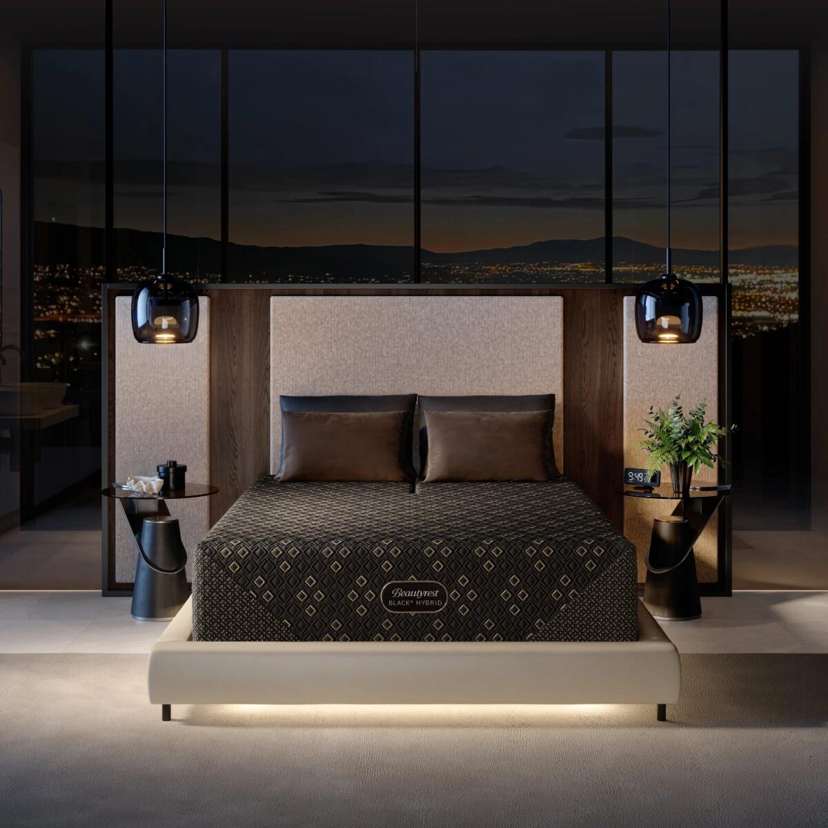 d33a3ffab00bab310d79813a7cb0ff6d Beautyrest Black Hybrid Xcs Series Four Medium - Split Head Queen - Image 1