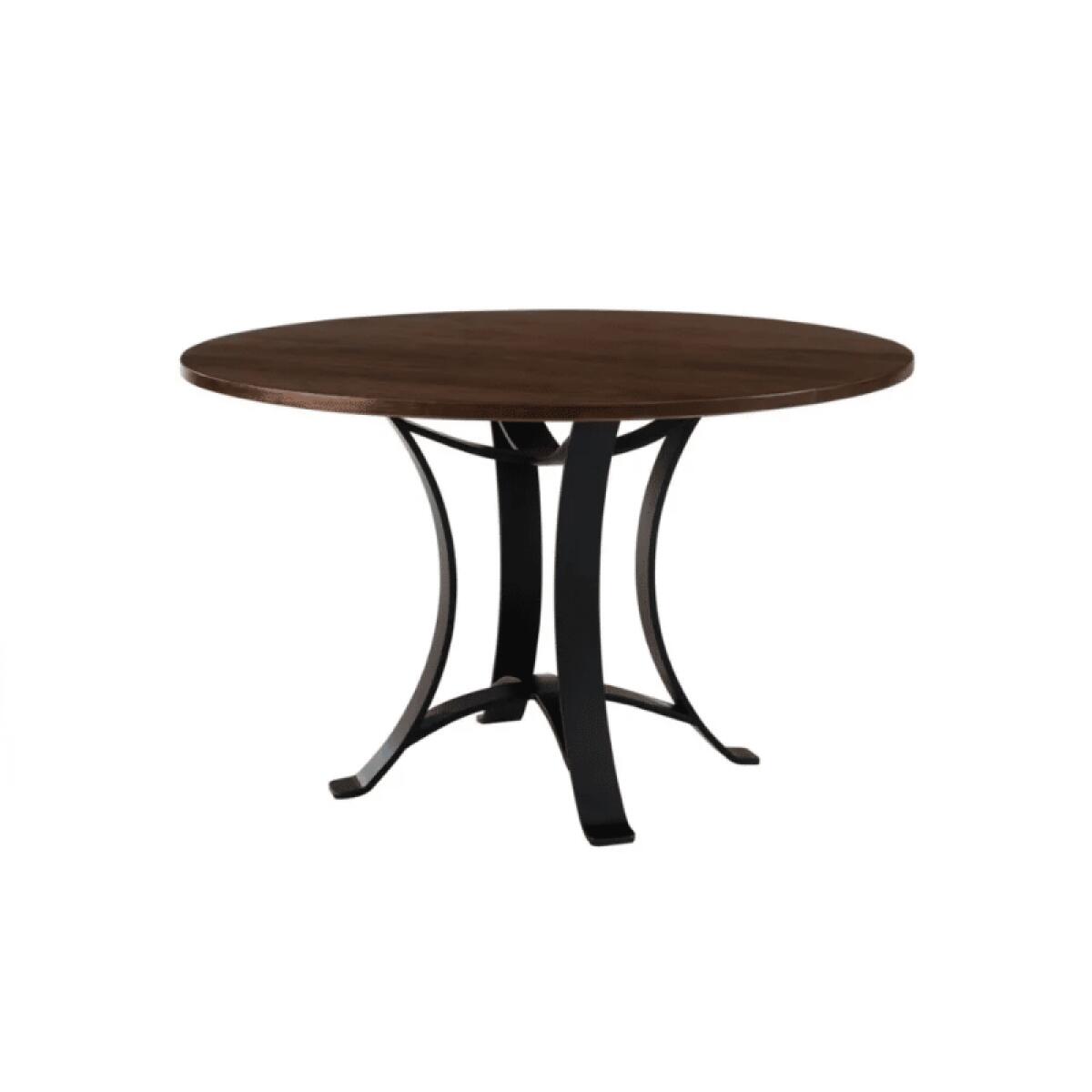 d43a05505c8f92d20c813aae3b53a975 48 Inch Round Table W/ Metal Base - Image 1