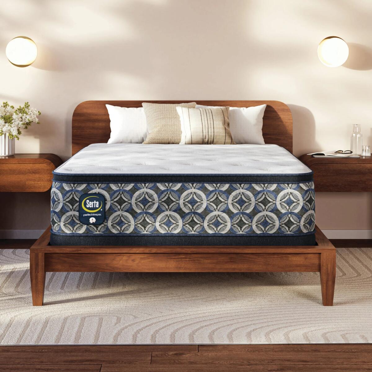 e0c01f0b253aa617c600698b8b877cad Perfect Sleeper Innerspring Mattress Cascade Canyon Plush Pillow Top 14” - Plush Pillow Top 14" / Queen - Image 1